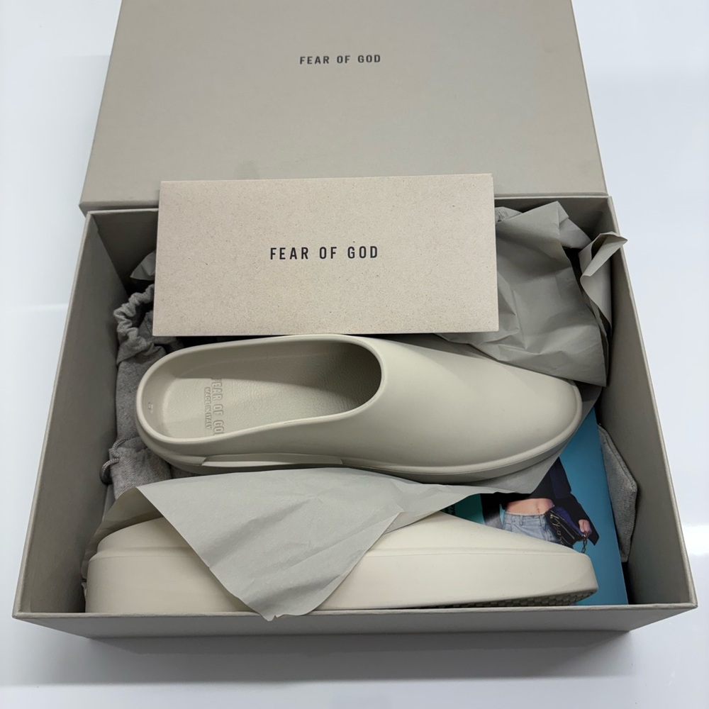 Fear of God The California Slip-On Cement Size 10 Men’s New in Box Authentic